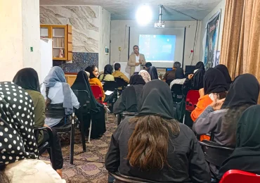 کلاس هوش مصنوعی در خانه مهر باران