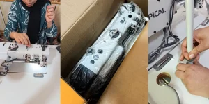 اهدای چرخ خیاطی به کارگاه کیف بلوط