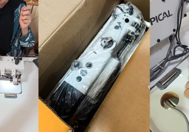 اهدای چرخ خیاطی به کارگاه کیف بلوط