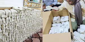 دوخت کیف هدایای شرکتی در کارگاه کیف بلوط